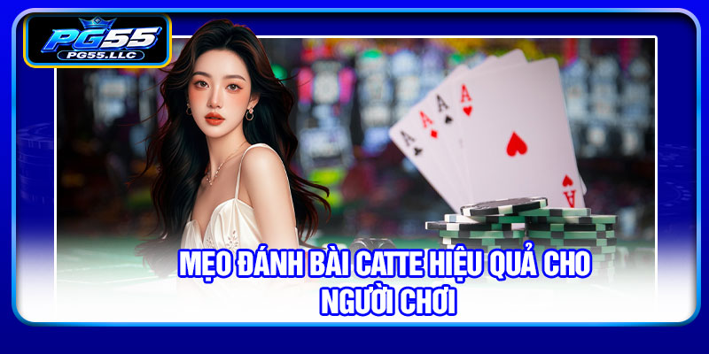 Mẹo đánh bài catte hiệu quả cho người chơi